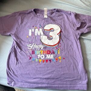 Rabbit Skins Purple 3rd Birthday T-Shirt